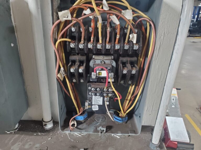 electrical panel upgrade with heavy up services